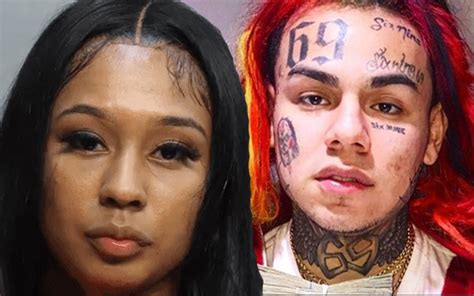 6ix9ine girlfriend arrested.